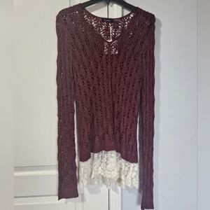 Blu Pepper Crochet Top